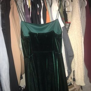 Urban outfitters hunter green dress